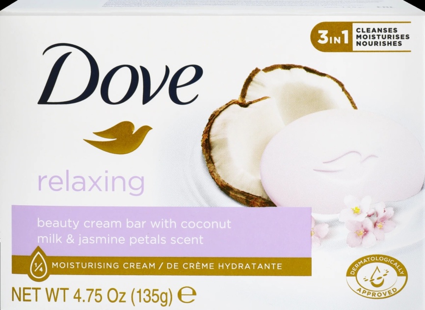 ДАВ крем-мыло 135г.Кокос.молоко и Жасмин фото 1