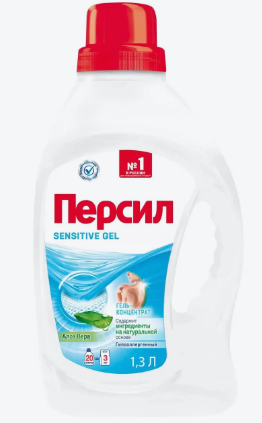 Гель для стирки белья ПЕРСИЛ Sensitive Gel 1,95л фото 1