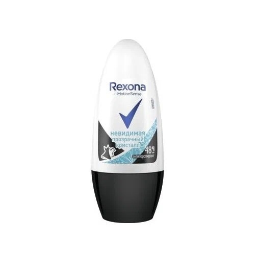 РЕКСОНА дез.ролик жен.50мл. КРИСТАЛЛ  (прозрачный кристал)*2/6 фото 1