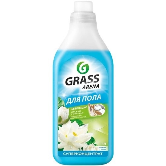 Средство для пола с полирующим эффектом "ARENA" водяная лилия 1 л. фото 2