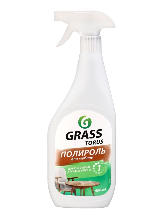 Очиститель-полироль для мебели "Torus" 600 мл. триггер фото 2