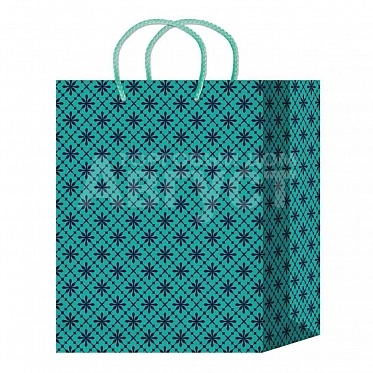 Пакет подарочный S Орнамент 11*13*6 см фото 1